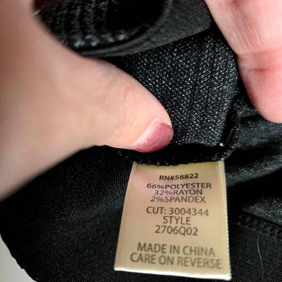 Max Studio high waisted wide leg pants with elastic waistband and buttons detail - Picture 5 of 10